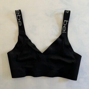 Bebe Logo Black Spandex Sports Bra